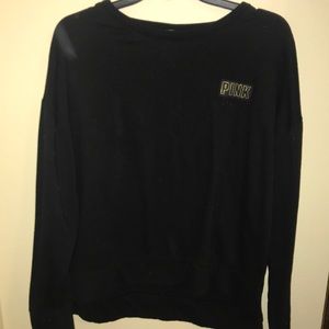 Victoria Secret Pink Black Pullover